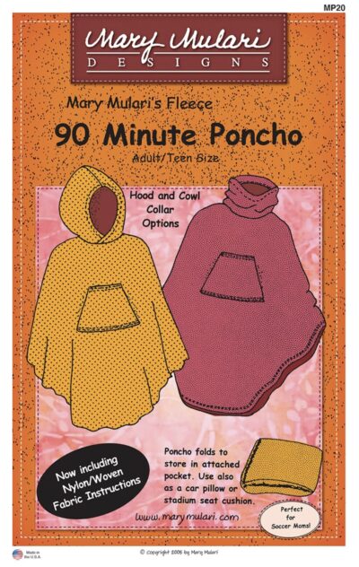 90 Minute Poncho - Front Cover